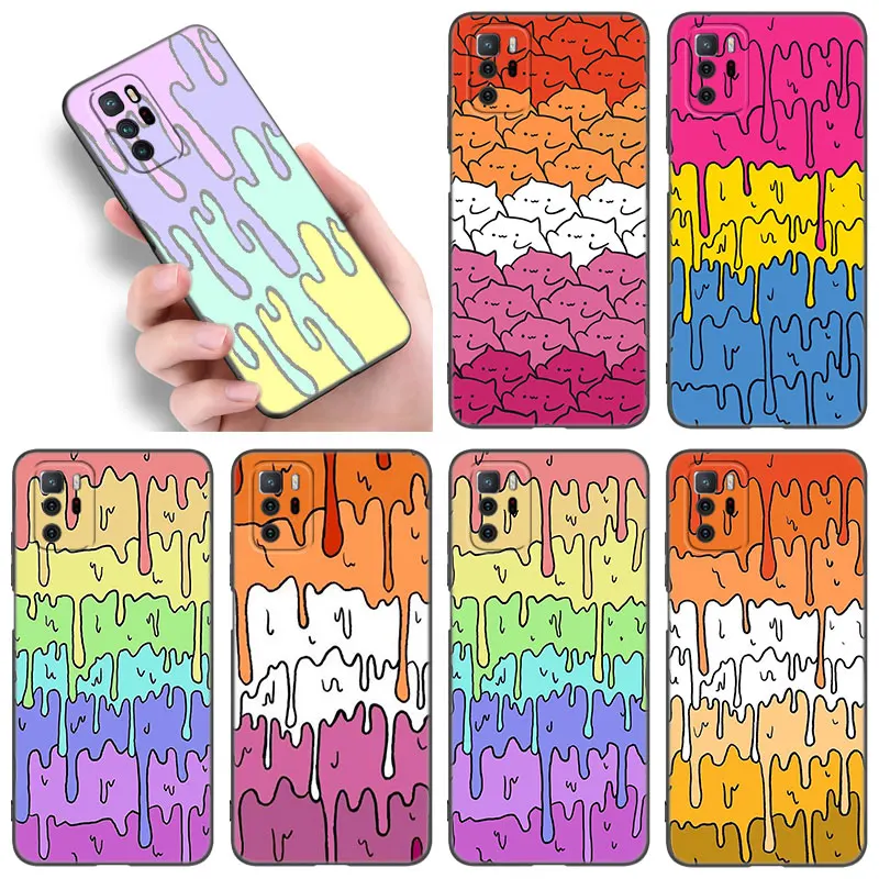 Custodia Per Telefono Fusing Pride Lgbt Design Per Xiaomi Redmi Note 7 8 9 10 Lite 11 11E 11T 12 Pro 11S 4G 10T 5G 8T 9S 10S Cover Nera