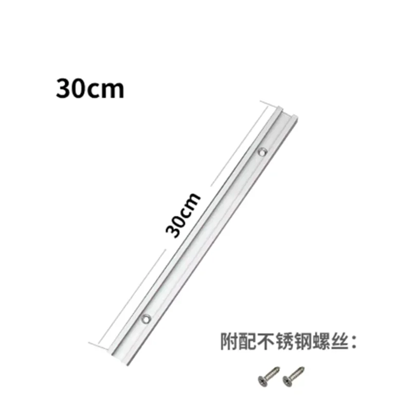 300MM Woodworking Chute Rail T-track T-slot Miter Track Jig T Screw Fixture Slot Table Saw Router Table DIY Tools