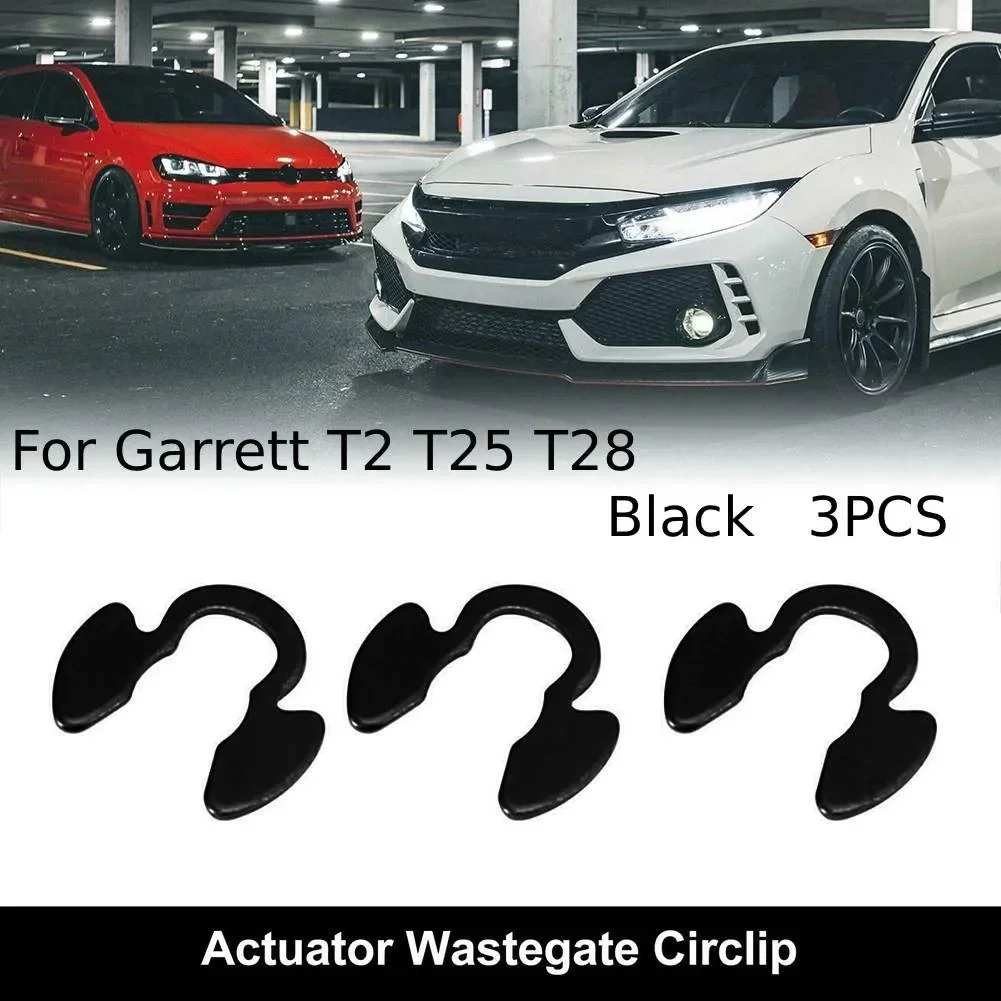 Turbocharger Actuator Wastegate Circlip E-Clip Retaining Ring Washer For Shaft Fastener 3pcs For Garrett T2 T25 turbo charger
