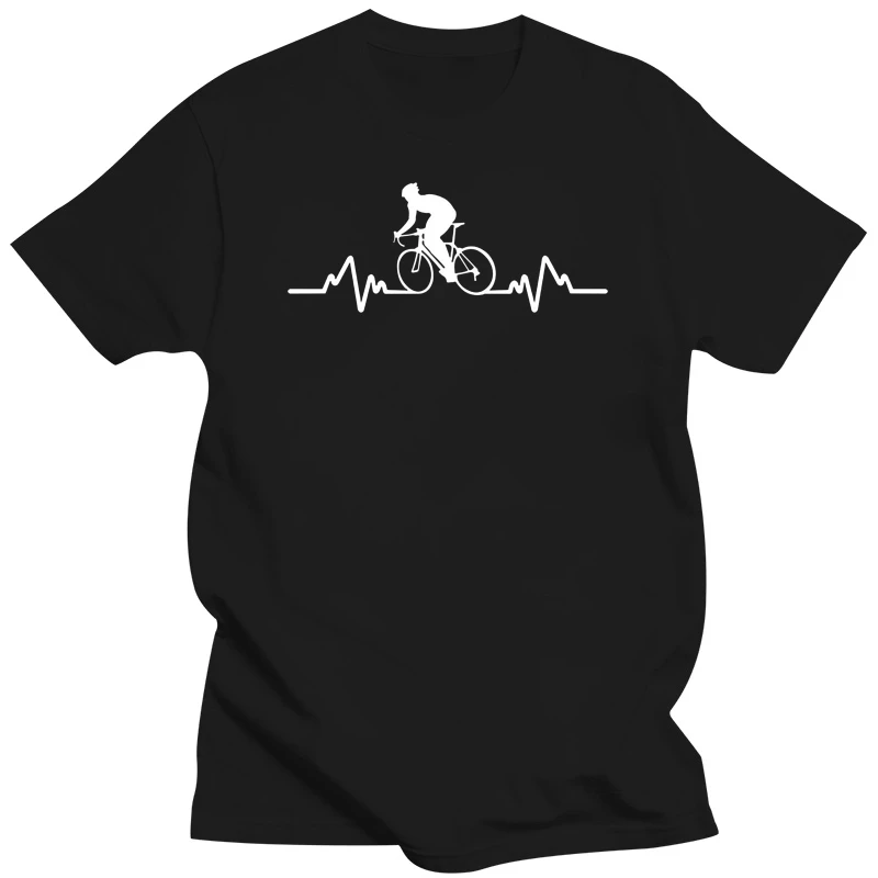 

Cyclings Biker Cyclist Heart Beat Pulse T-SHIRT Biker Jersey Funny Gift Birthday Print t shirt tshirt Clothes summer Design