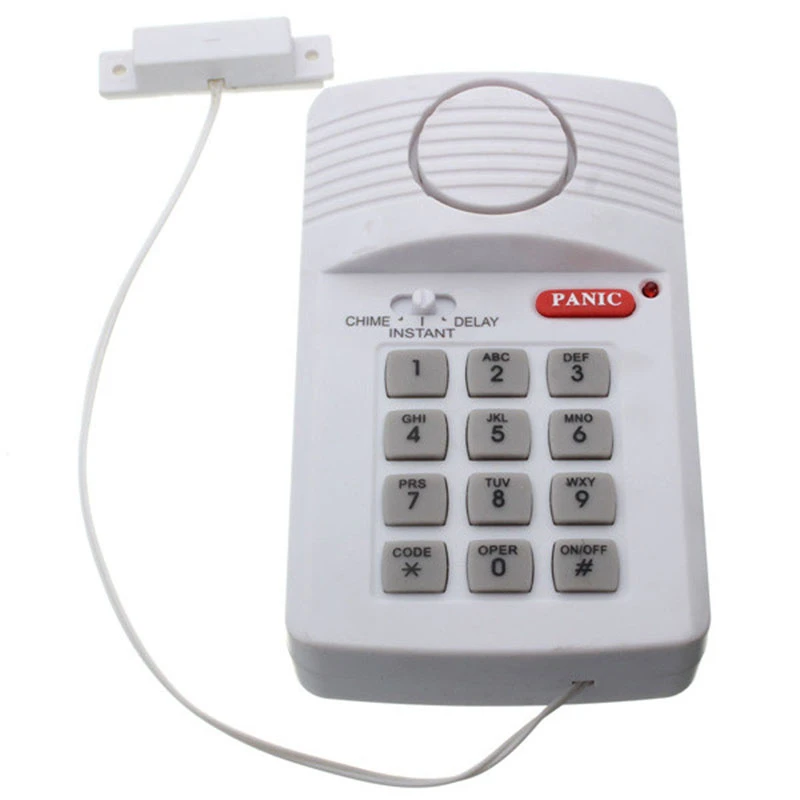 ring security keypad Safety Keyboard Door and Window Alarm System with Emergency Button for Home Garage Alarm System intruder alarm panic button