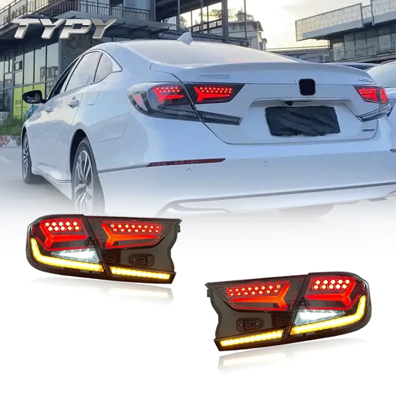 

Car Tail Lamp Tail Light Modified LED Taillight Turn Signal Lamp Brake Light For Honda 10th Accord 2018-2021