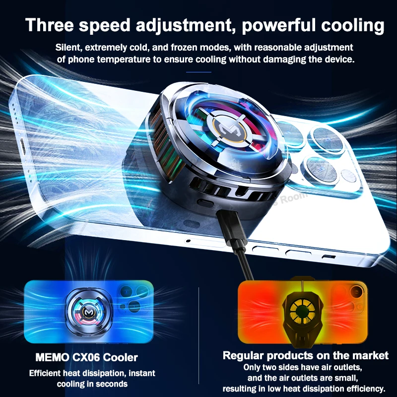 MEMO CX06 Magnetic Mobile Phone Cooler