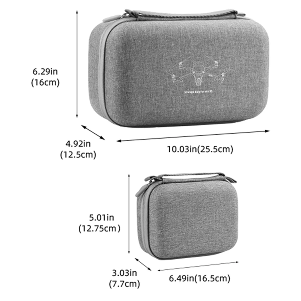 Carrying Case Protective Body+Controller Bag Portable Travel Bag for DJI Air 3S RC N3 Drone Accessories
