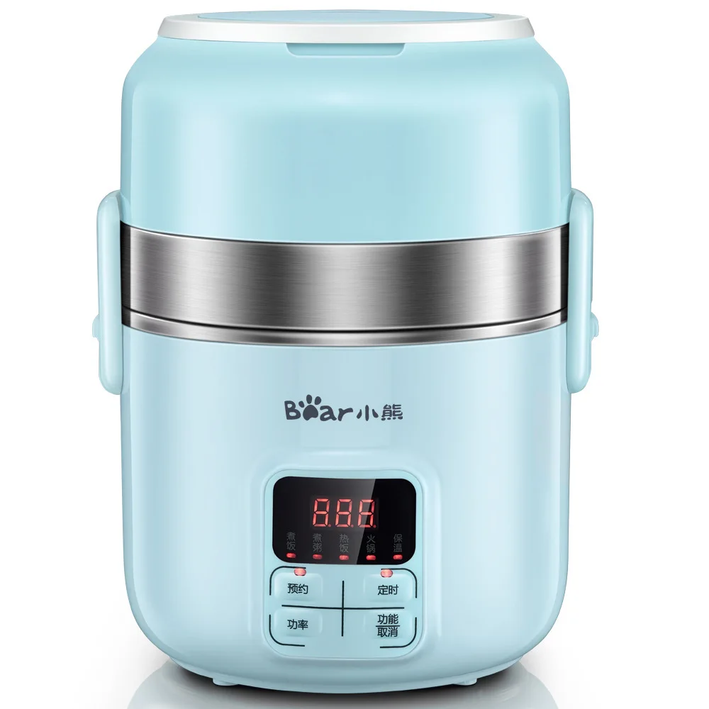 Bear 2L Electric Lunch Box Mini Fresh Plus Multi-functional Double-layer Stainless Steel Inner Cooki