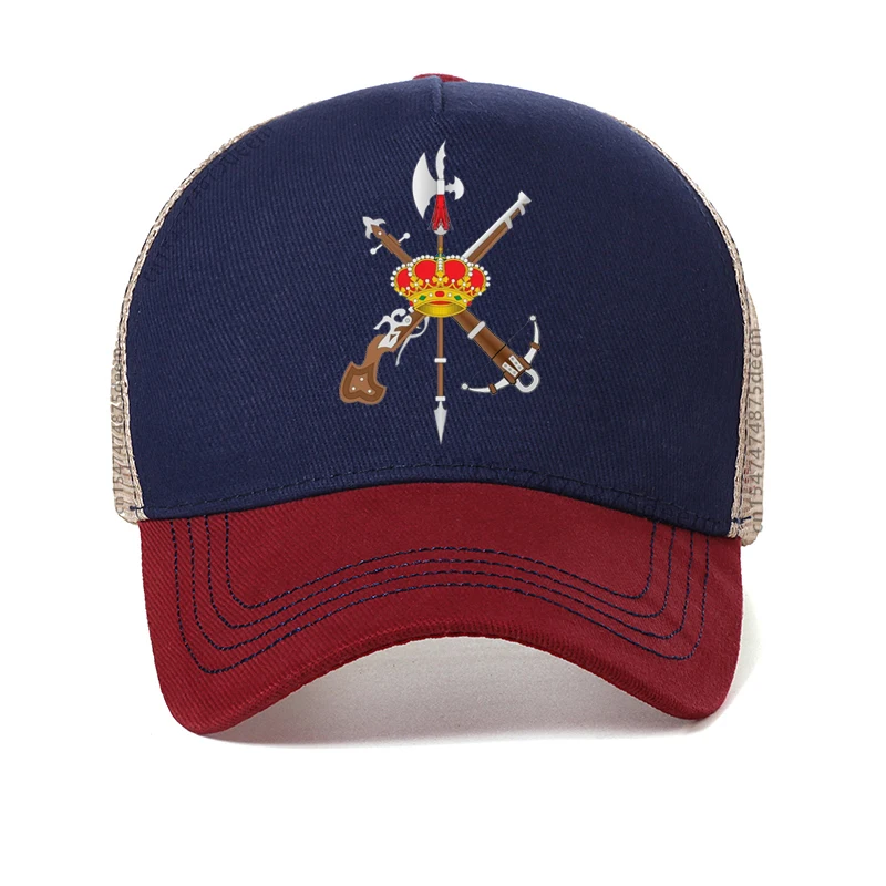 

Modern Legion Spanish Flag Coat Of Arms Baseball Cap Spanish Legion Legi N Espa Ola men hat adjustable Snapback hat Casquette