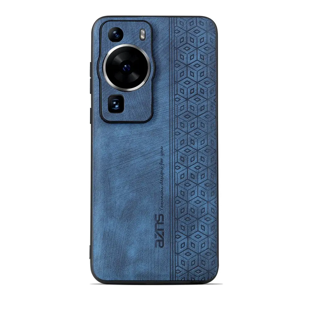 Ultrathin Leather Cube Pattern Shockproof Phone Case