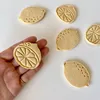 Lemon Shaped Cookie Cutter Mold Lemon Pattern Biscuit Embosser Mould Fondant Baking Decorating Tool Party Cake Decoration 3