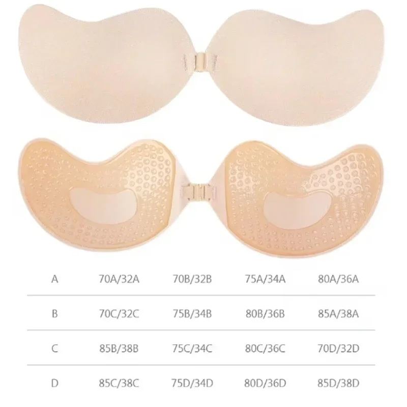 Invisible Strapless Adhesive Stick Bra Bre
