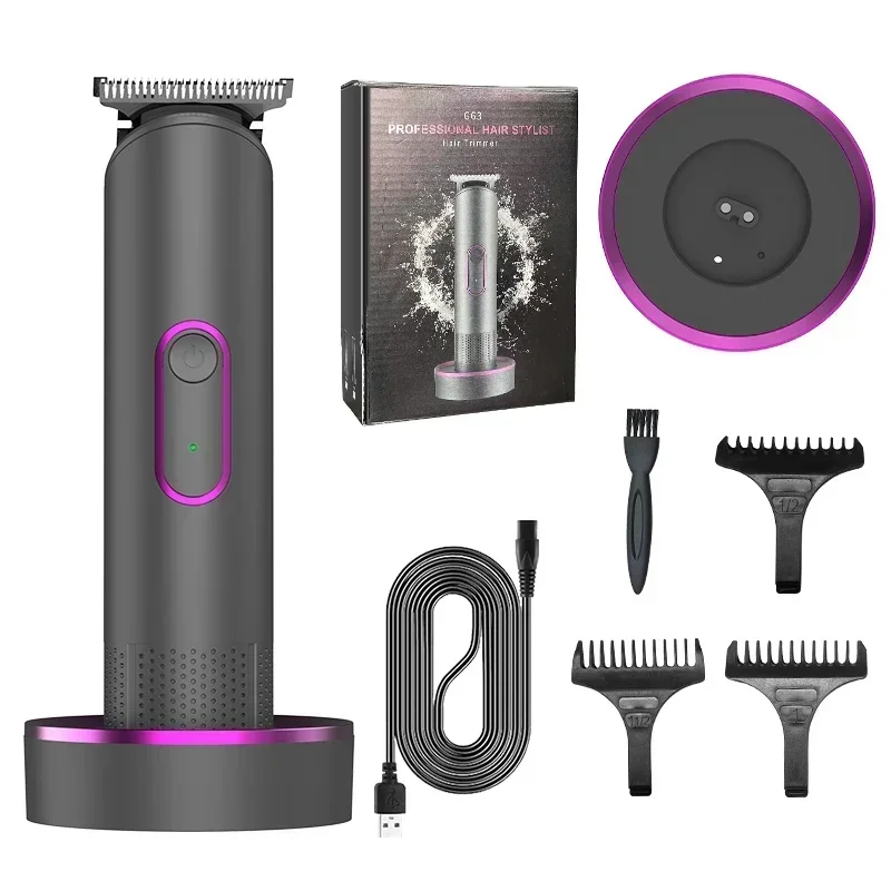 

Hair Clipper with Charging Base RESUXI G63 Hair Trimmer for Barber Shaving Machine Cutting Beard Electric Shaver Razor