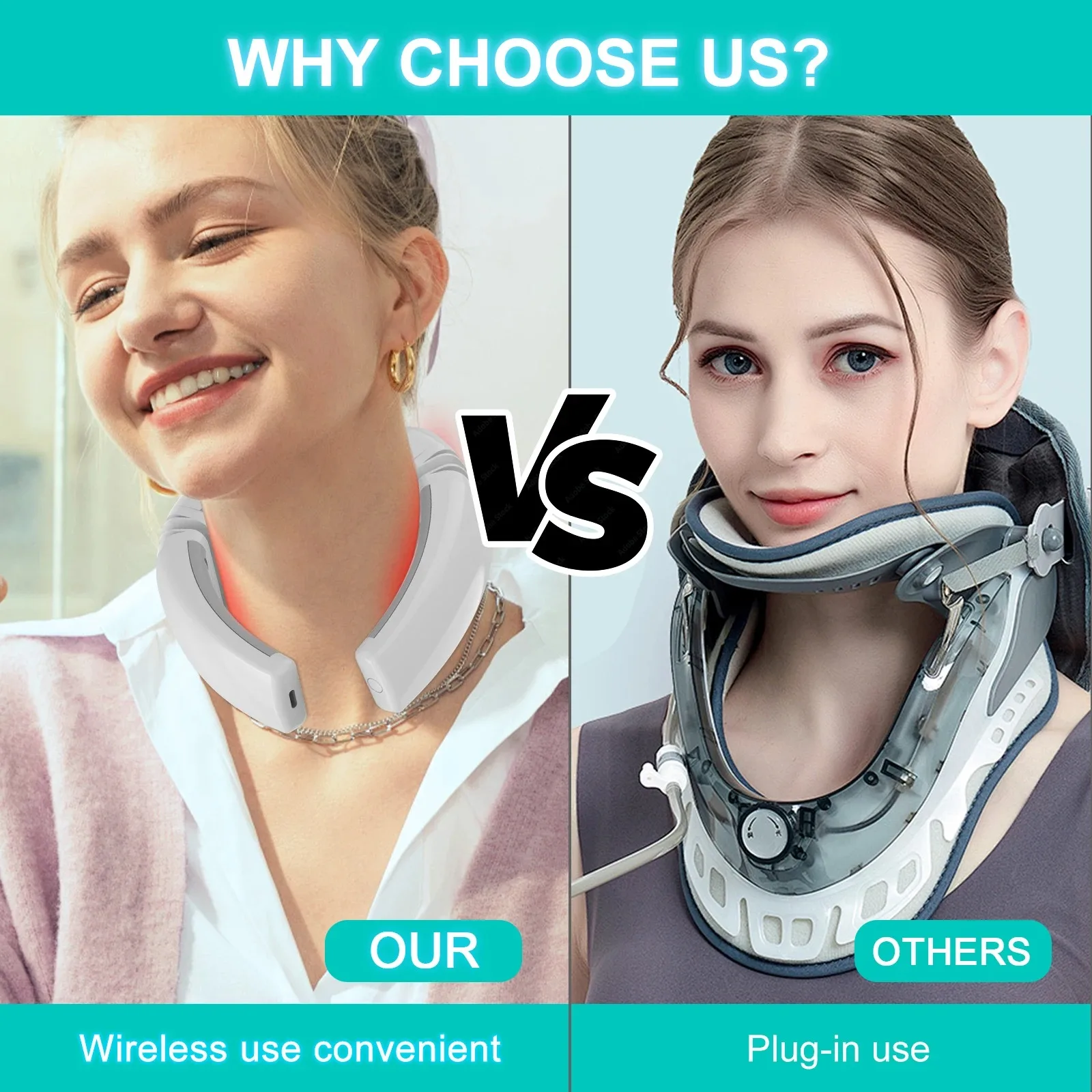 Electric Neck Massager Intelligent Laser Massager Cervical Neck Traction Device Relax Cervical Relief Fatigue Pain 15 Electric Neck Massager Intelligent Laser Massager Cervical Neck Traction Device Relax Cervical Relief Fatigue Pain 10