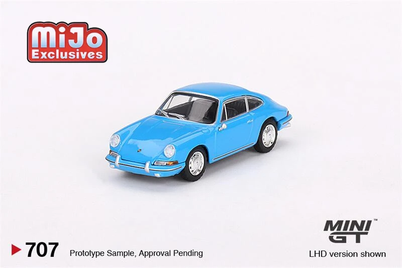 

**Pre-Order** MINI GT Mijo Exclusives 1:64 901 1963 'Quickblau' LHD Diecast Model Car