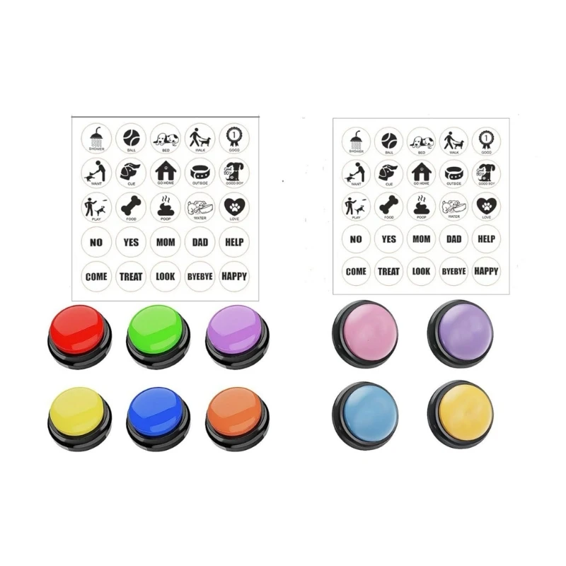 

C90D Recordable Pet Buttons for Dogs Sound Buttons Bulk for Communication
