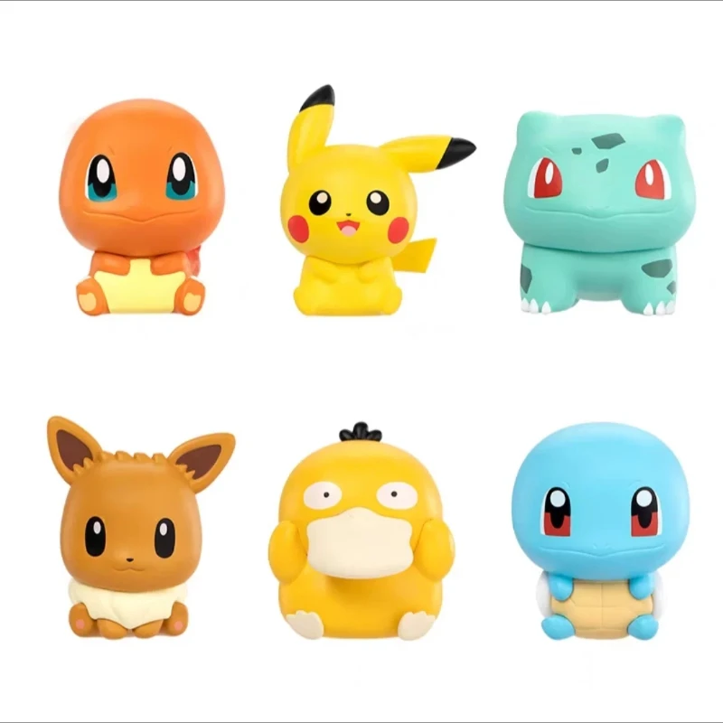 Set of 6 Q-Version Cartoon Anime Action Figures