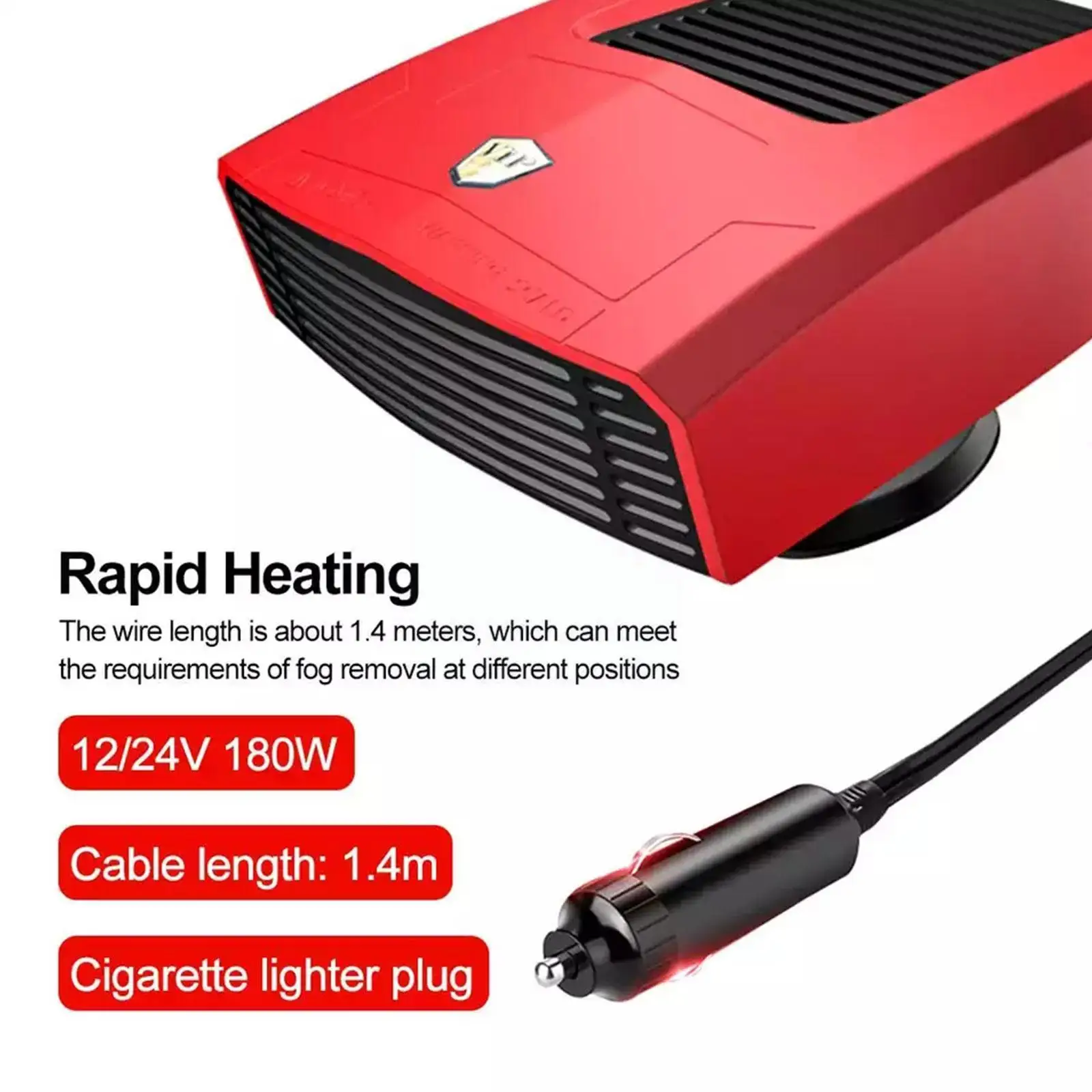 4 IN 1 Tragbare Auto Heizung Kalt Warm Wind Abtauen Demister 360 ° Rotation  Dual USB Ports Adapter für Makita 18V Batterie