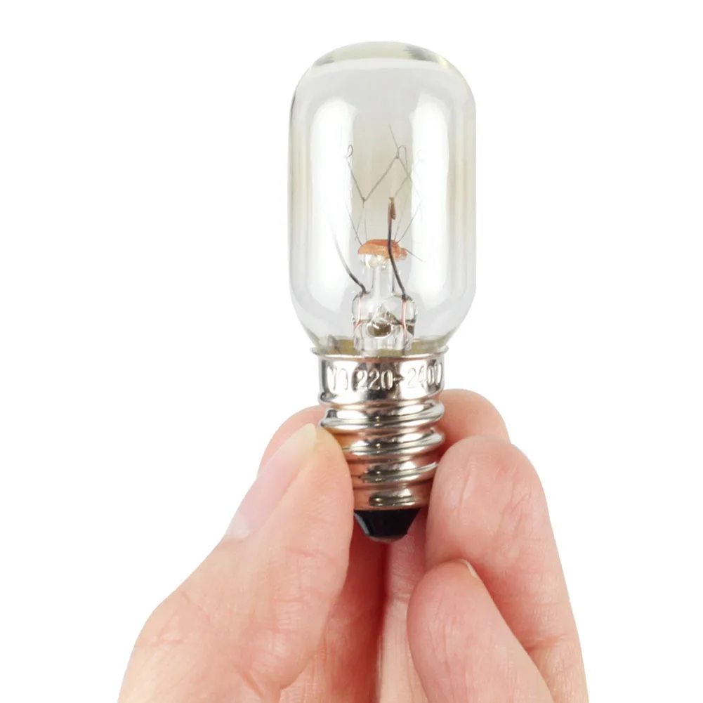 1개 E14 소금 램프 글로브 전구 15W 전구 240V 냉장고 오븐 교체