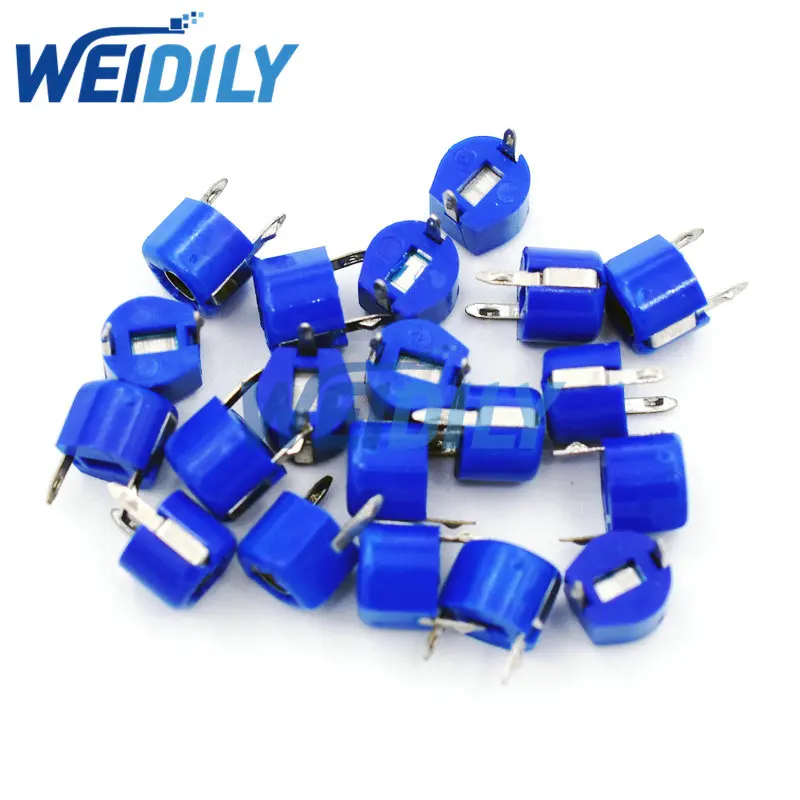 40PCS Trimmer Adjustable Capacitor Assortment Kit JML06 5pf 10pf 20pf 30pf 40pf 50pf 60pf 70pf 8value*5pcs Capacitance Set