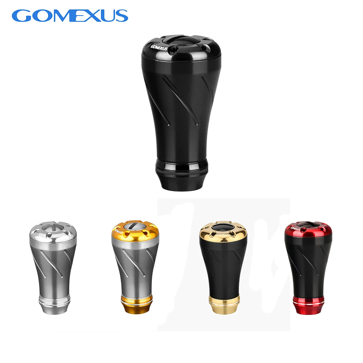 Фото Gomexus Алюминиевый Спиннинг ручка из сплава 20 мм для Shimano Stradic Vanford Ultegra Daiwa Fuego LT Zillion baitcasing №1