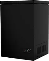 3.5 Cubic Feet Chest Freezer with Removable Basket, from 6.8℉ to -4℉ Free Standing Compact Fridge Freezer for Home/Kitc 1