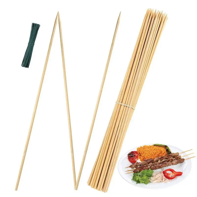 

Portable Garden Bamboos Stakes 50pcs Plant Vine Support Sticks Natural Flower Support Poles 17in For Houseplant Potted Peppers