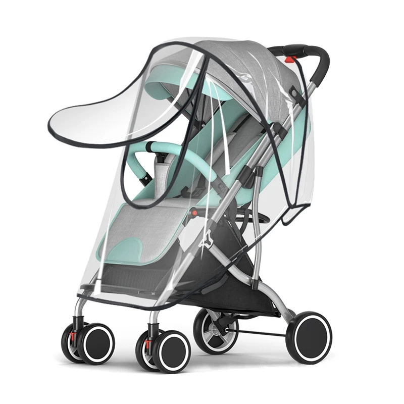 baby stroller accessories diy	 Universal Stroller Rain Cover Waterproof Tandem Seat Twin Stroller Transparent Windshield Pushchair Raincoat Stroller Accessorie Baby Strollers comfotable Baby Strollers