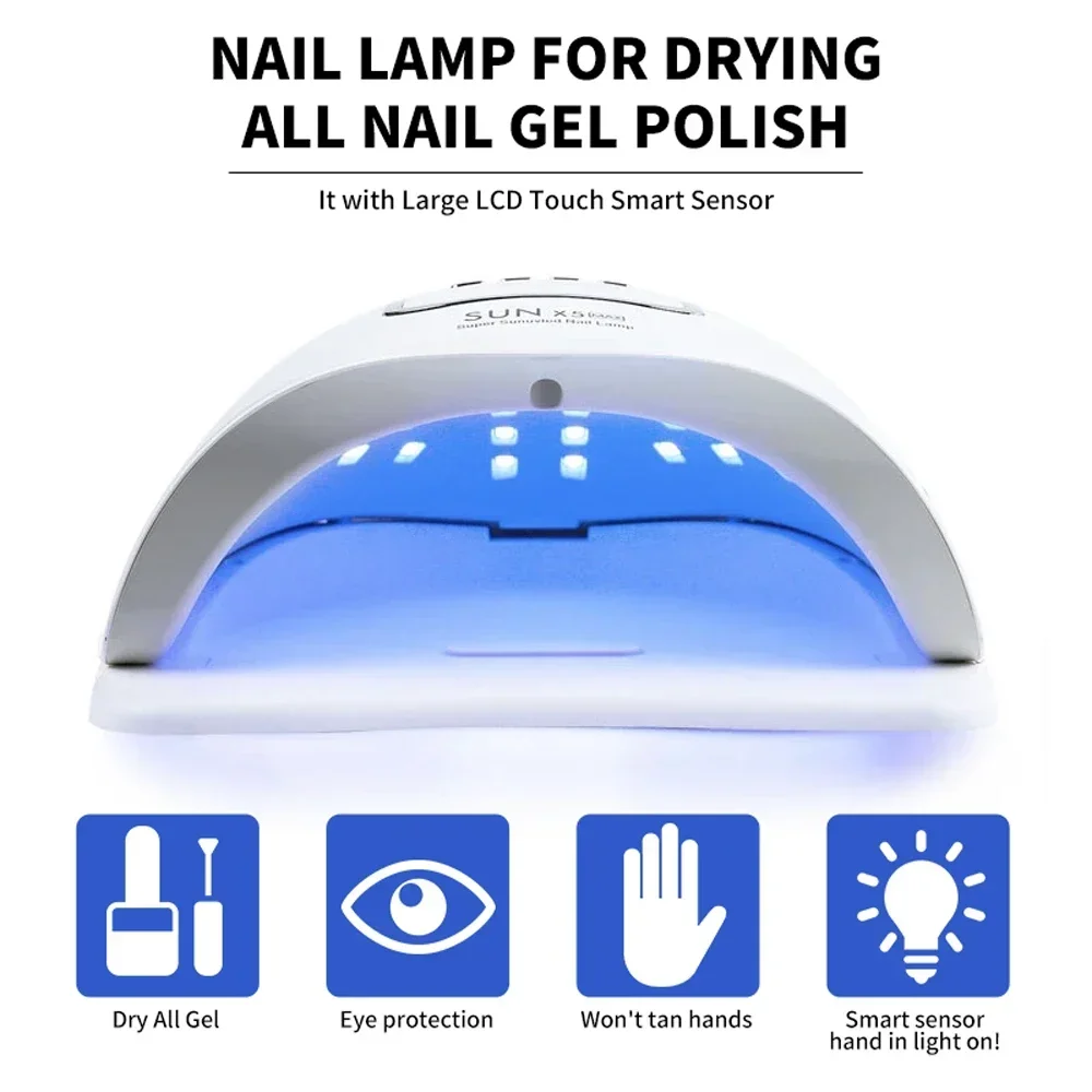 UV Curing Lamp Secador de unhas LED para removedor Gel Polish Equipment Tool
