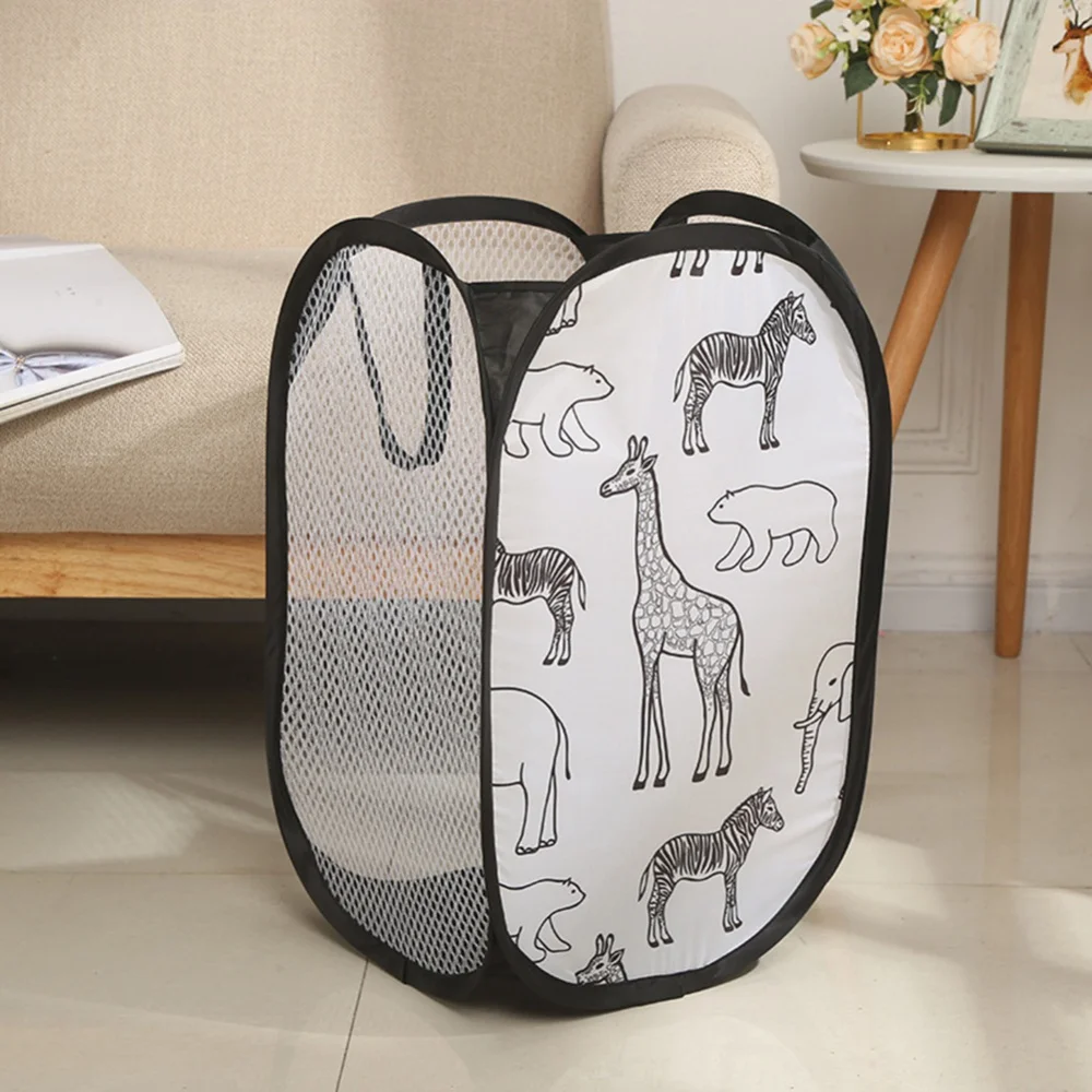 Cesta De Lavandería Personalizada Con Estampado De Vaca, Cesta De Lavandería Personalizada Con Nombre Cesta De Almacenamiento Con Asa Para Baño, Sala De Estar, Dormitorio