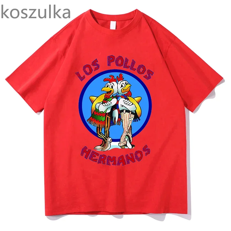 Camiseta de algodón 100% con estampado de los pollos hermanos para