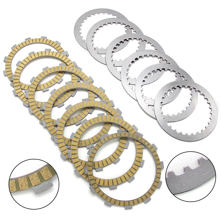 

Motorcycle Clutch Friction Disc Plate Kit For Honda CB750 Nighthawk CB750F Seven Fifty 22201-MT6-601 22201-MA7-000 22321-MN4-000