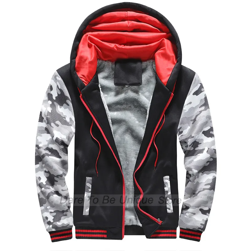 sweater hoodie New Men Hoodie Winter Thick Warm Fleece Zipper Men Hoodies Coat Casual Daily Sportwear Male Streetwear Hoodies Sweatshirts Man sweater hoodie