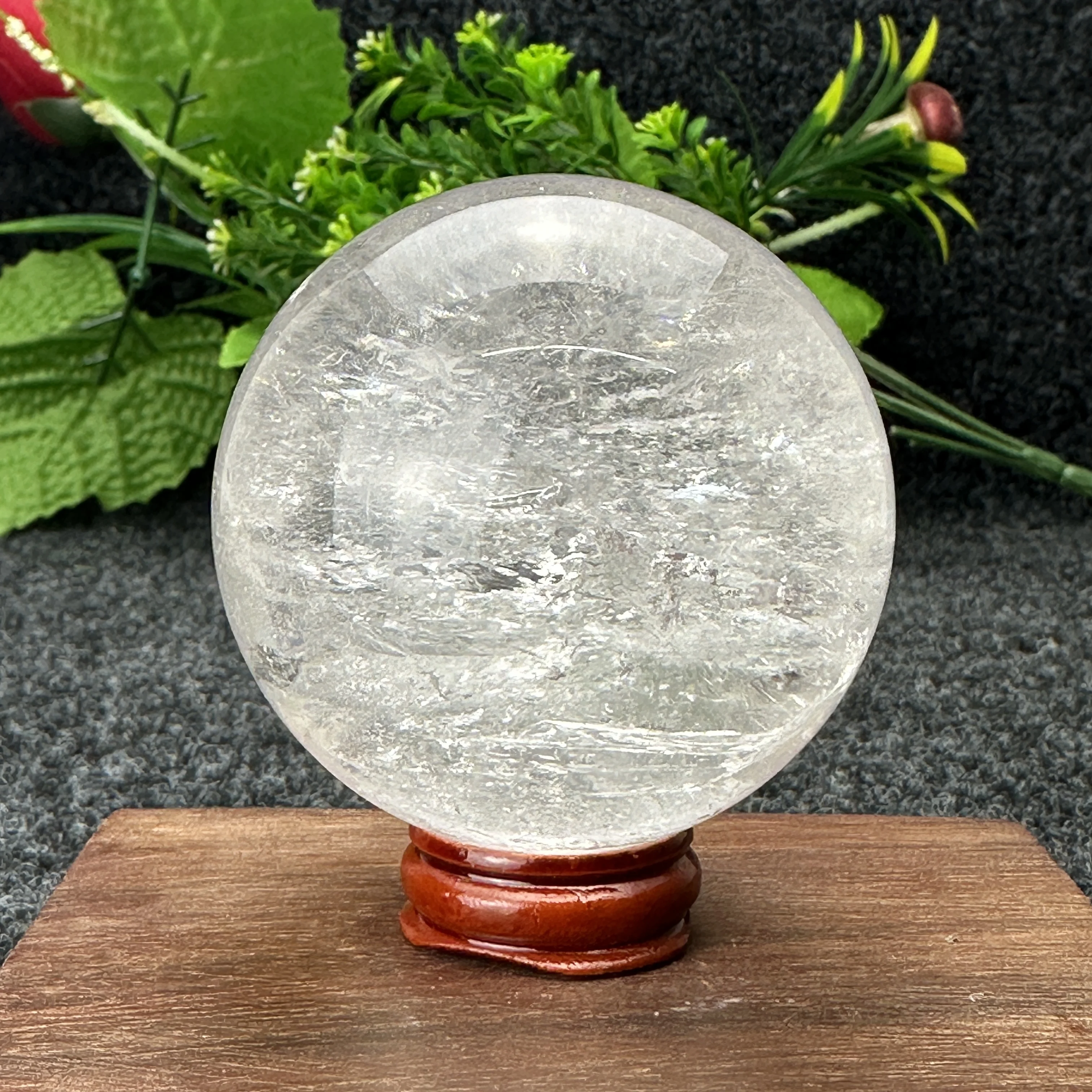 クォーツクリスタル球体とアクリルスタンド クォーツクリスタル球体とアクリルスタンド クォーツクリスタル