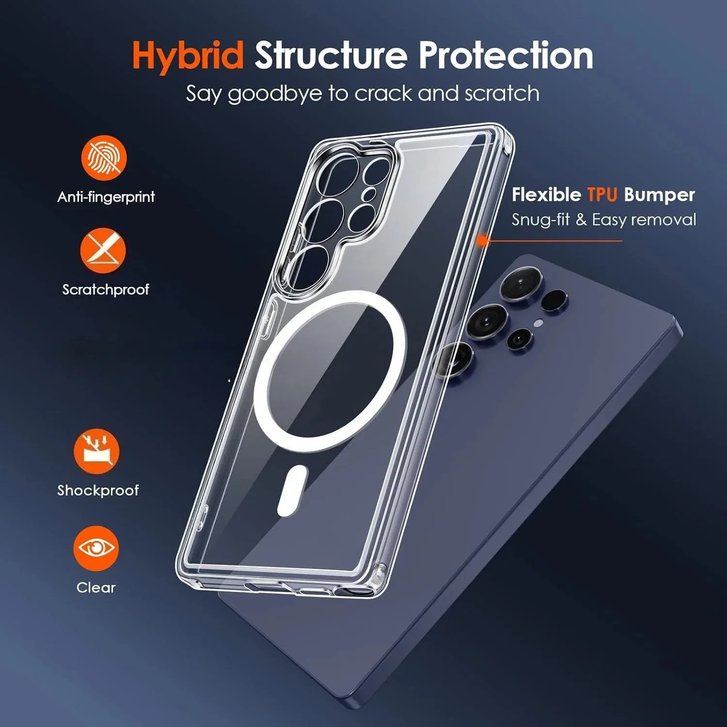 Enhanced Magnetic Phone Case - Advanced Protection & Charging Cover