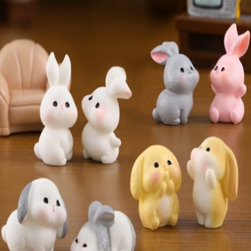 

Cute Mini Rabbit Doll Desktop Decoration Home Decoration