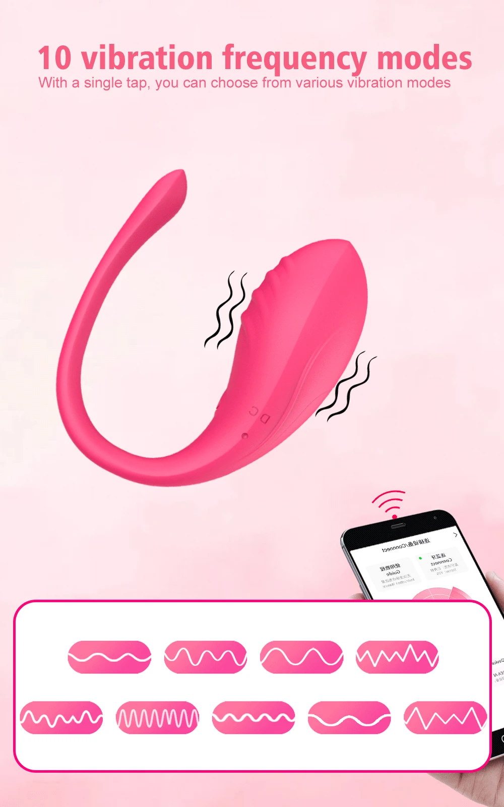 Wireless Control Vibrator APP Remote Control Dildo Panties Wear Vibrating Egg G Spot Clit Stimulator Massager Sex Toys for Women