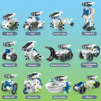 Juguete de Robot Solar 12 en 1 2