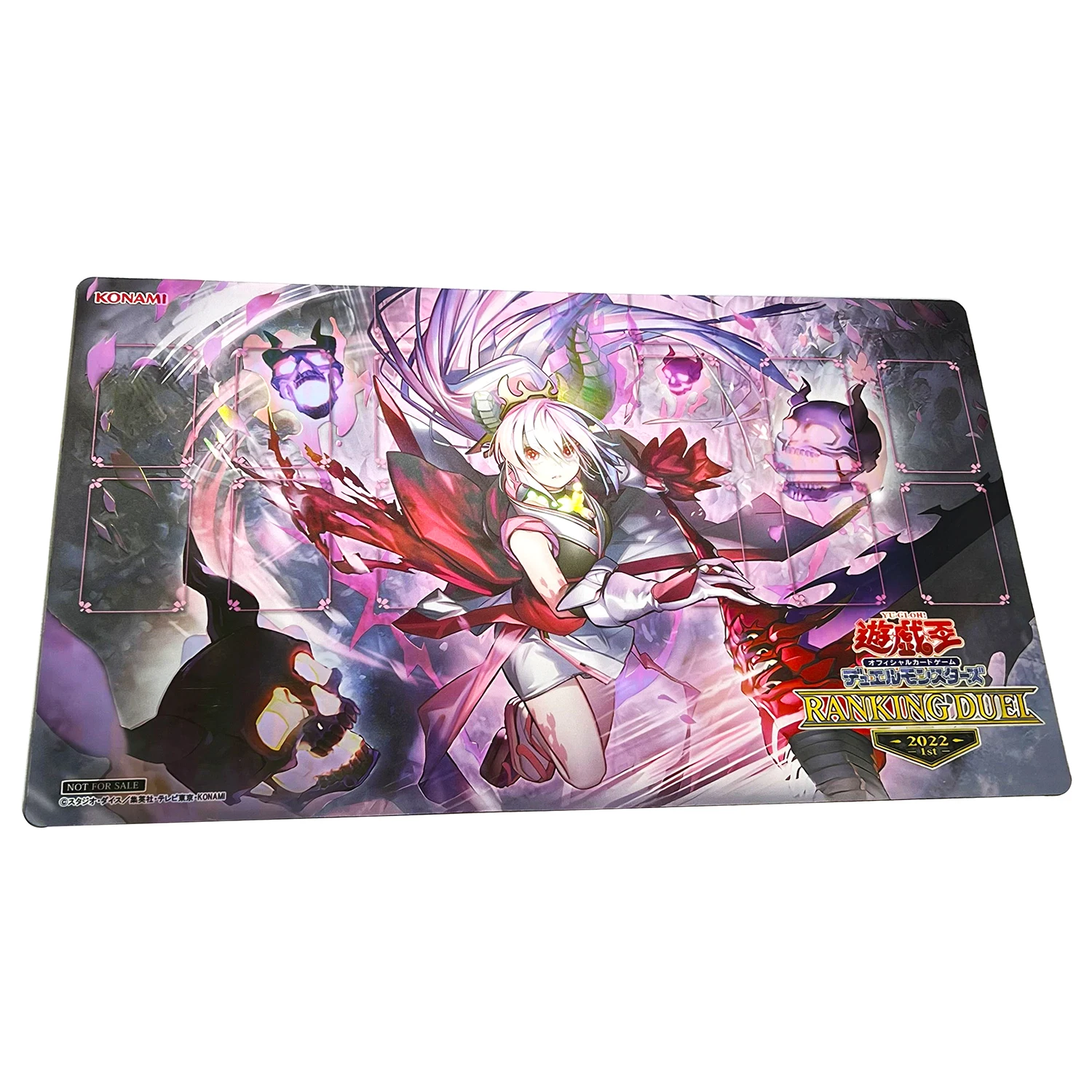 Yu-Gi-Oh Blue-Eyes Chaos MAX Dragon Foil Holographic Shinny Holo Custom Playmat  Rainbow CCG Mat Link Zone Playmat +Free Bag 4