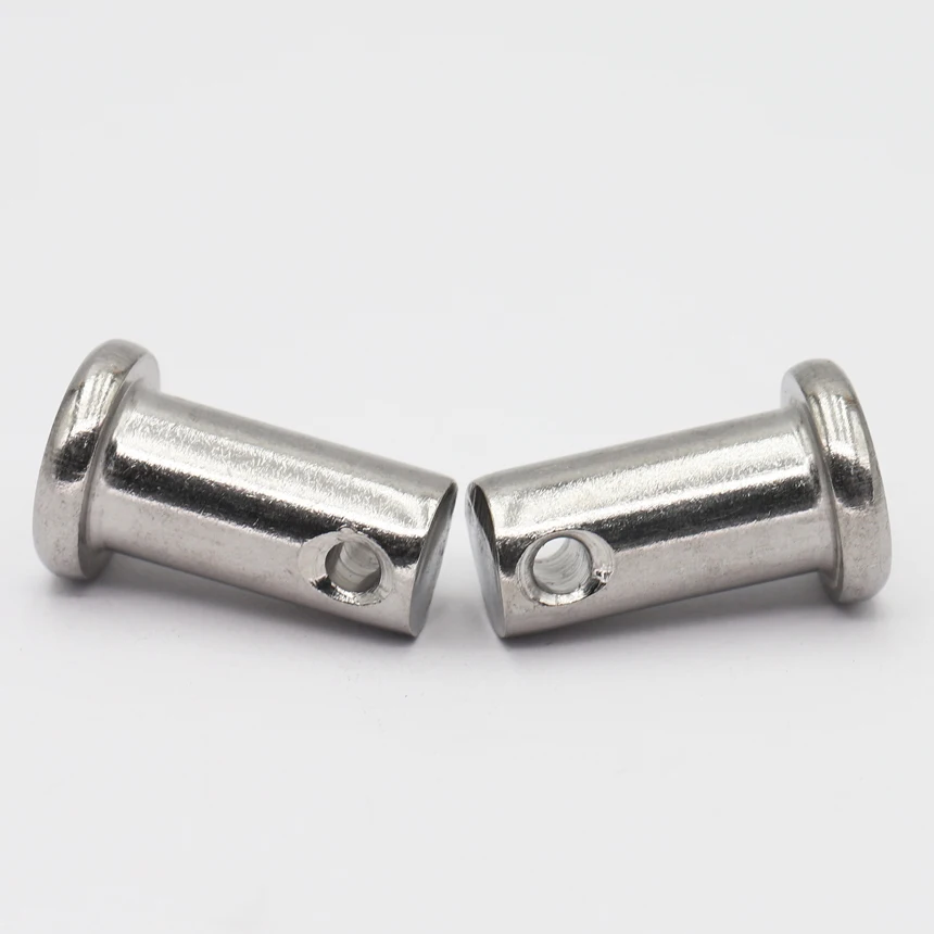 M6 M6*16 M6x16 M6*20 M6x20 M6*25 M6x25 304 Stainless Steel DIN1444 Flat Head Cylindrical Round Dowel Hole Clevis Pin With Head