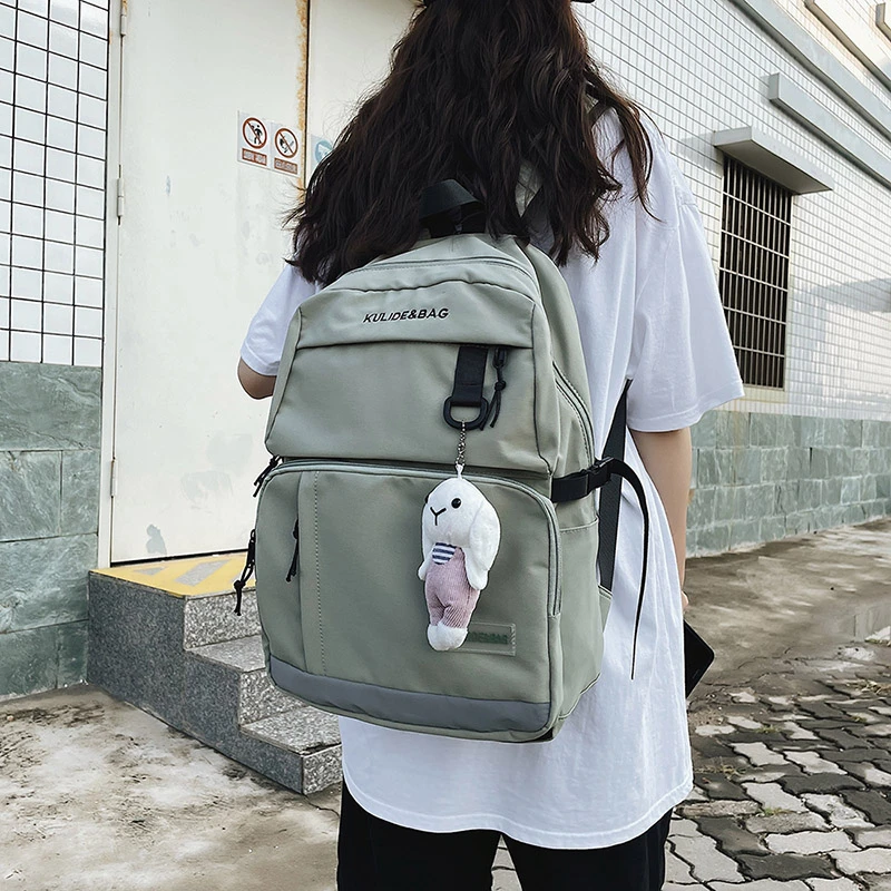 

Backpack College Ladies Backpack Waterproof Female Fashion School Bag Laptop Student Girl Backpack Canvas Men Women
