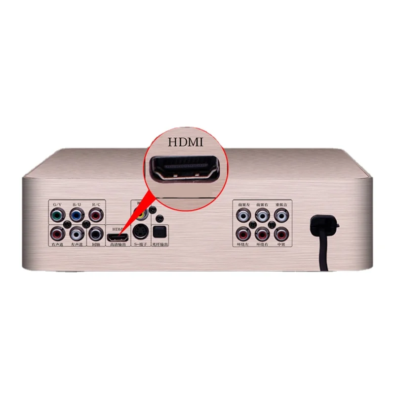 Player de Áudio Multifuncional Player Desktop Casa Febre Estéreo Alta Fidelidade Fibra Óptica Coaxial Interface Saída Áudio Digital cd - Dvd - Image 4