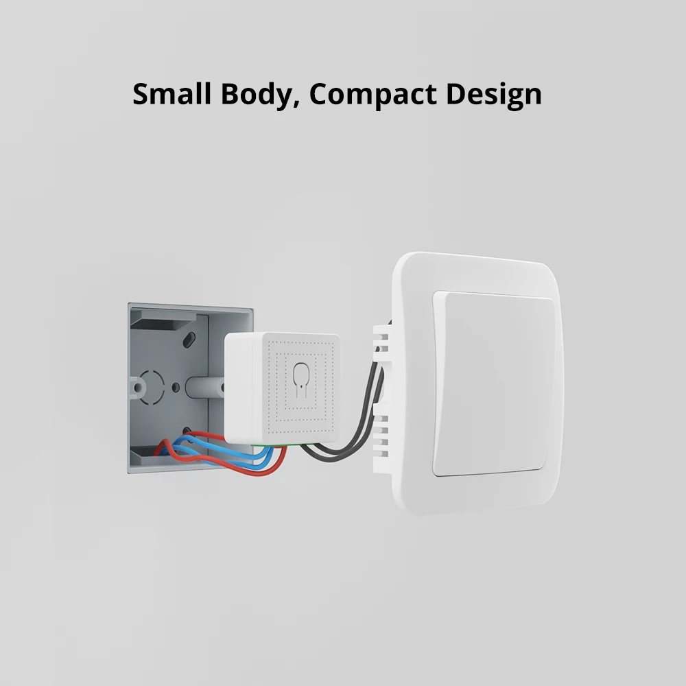 Zigbee Wifi Smart Switch 16A 10A 2-way Control Mini Relay Home Appliance Automation Breaker Alexa Alice Google Home