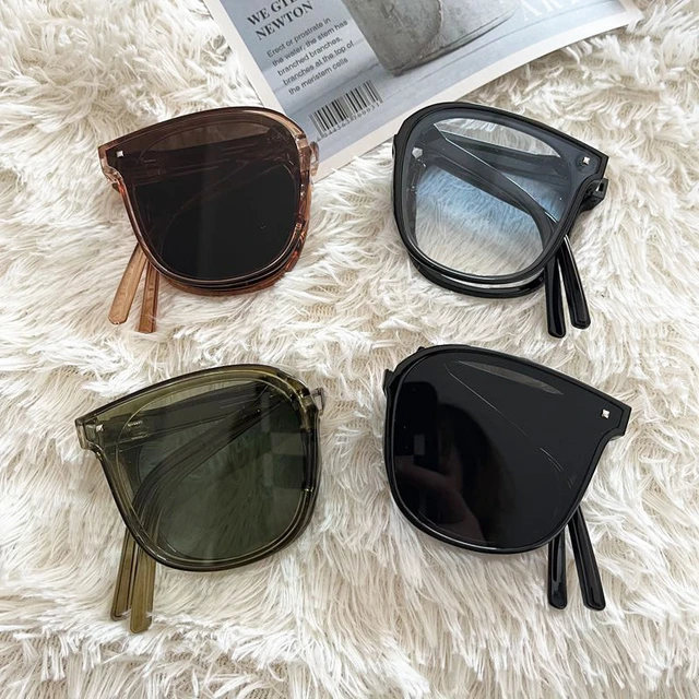 Parte rastro Hablar con Fashion Y2K Fold Sunglasses For Women Vintage Quality Frame Designer Sun  Shades Men Free Shipping Items Car Driving Eyewear - AliExpress