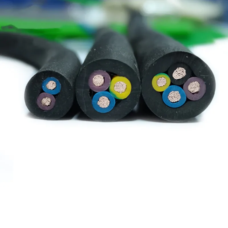 야외 방수 유연한 수중 펌프 케이블, JHS 세미 고무 케이블, 5 m, 20awg, 18awg, 17awg, 15awg, 13awg, 9awg, 2, 3, 4, 5 코어