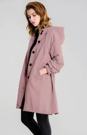 

New windbreaker hooded waist length windbreaker windbreaker with lining