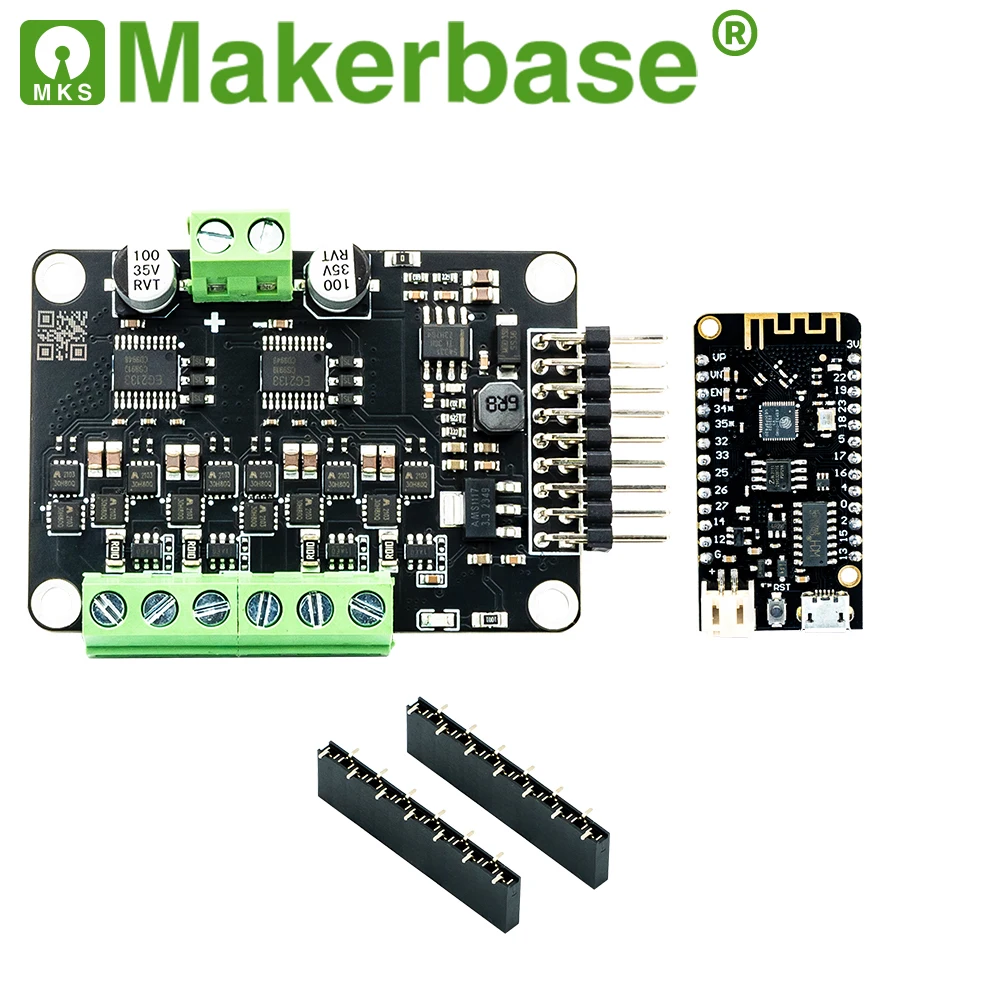Makerbase SimpleFOC Dual Brushless Micro FOC 3.1 Servo with Current Loop For BLDC Motor Compatible with ESP32 — view 5