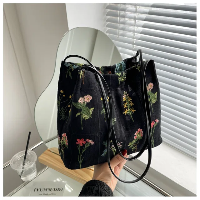 Luxury Designer Women Bag Tote Handbag Shoulder Bags Quality With Flowers  Letters Serial Number Wholesale 25cm 30cm 35cm From Designerbagstore010,  $58.67