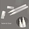 3/5/8/10/15/30mm Reusable Graffiti Pen Plastic Transparent Bucket Tube, Empty Rod Liquid Chalk Marking Pen Paint Pen Accessories 3