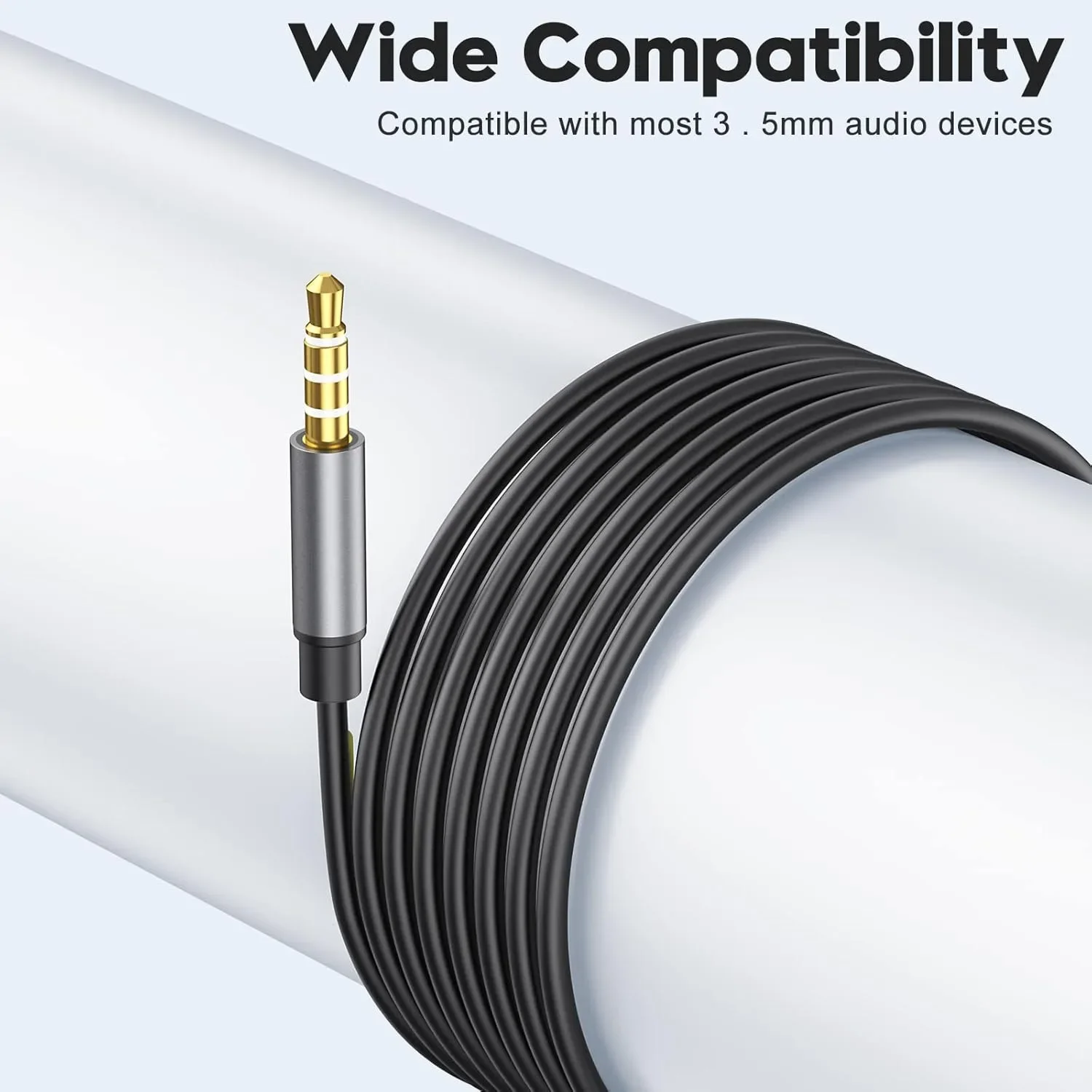 Auricolari Hi-Fi da 3,5 mm, auricolari in-ear cablati, auricolari bassi con microfono per chiamate chiare e silenziose._voghion.com