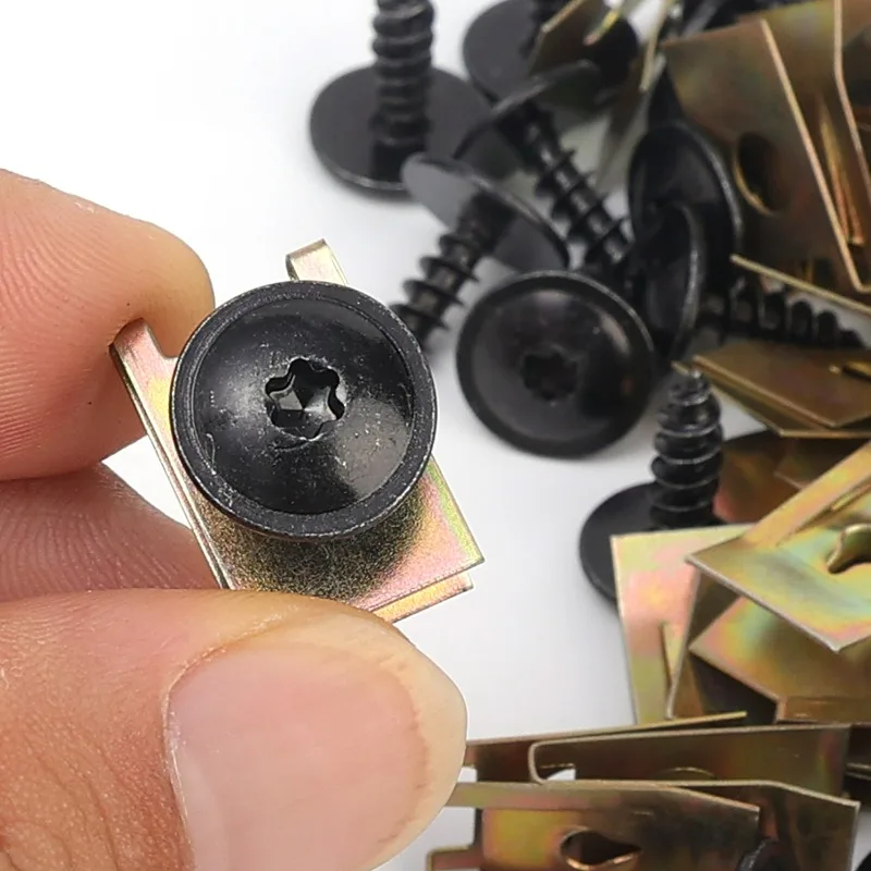 For VW Audi A1 A3 A4 A5 Q5 Q7 TT SEAT Car Engine Cover Undertray Splash Guards Wheel Arch Torx Screw Retainer Auto Fastener Clip