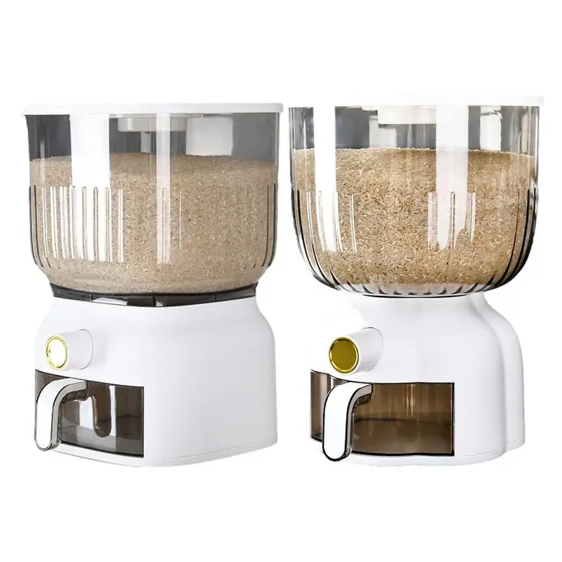 HURRISE seau à grains Distributeur de riz scellant le récipient de