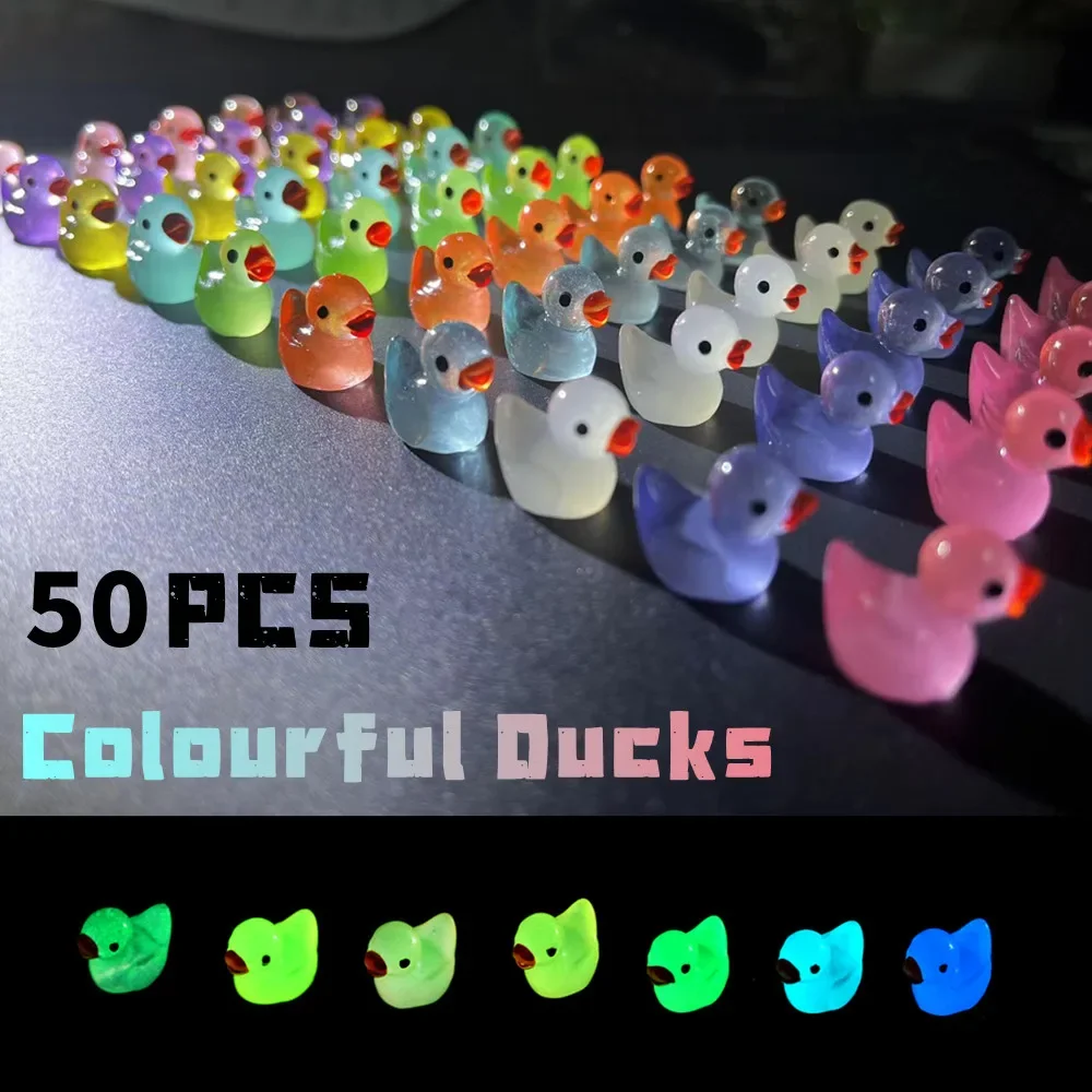 100/200 stuks Mini Badeendjes Miniatuur Hars Eendjes Gele Kleine Eend